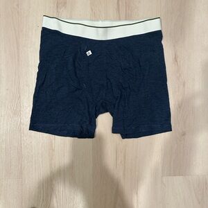 Tasc Navy Boxer Briefs with White Waistband